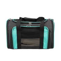 Zeez Foldable Soft Sided Pet Carrier with Multiple Doors - 2 Colours image