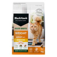 Black Hawk Adult 1+ Healthy Benefits Weight Dry Cat Food Chicken - 2 Sizes image
