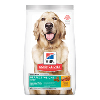 Hills Adult Perfect Weight Dry Dog Food Chicken Receipe - 2 Sizes image