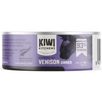 Kiwi Kitchens Grass Fed Canned Wet Cat Food Venison Dinner - 2 Sizes image