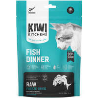 Kiwi Kitchens Raw Freeze Dried Dry Cat Food Fish Dinner - 3 Sizes image