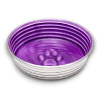 Loving Pets Le Bol Glazed Interior Dog Bowl Dishwasher Safe Lilac - 4 Sizes image