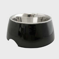 Loving Pets Retro Bowl for Small Dogs Pups Kittens & Cats Midnight Black - 3 Sizes image