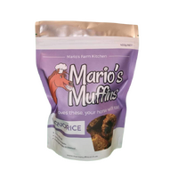 Marios Farm Kitchen Muffins Liquorice Natural Horse Treats - 2 Sizes image