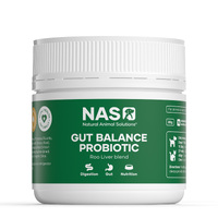 NAS Gut Balance Probiotic Roo Liver Blend for Dogs & Cats of All Ages - 2 Sizes image