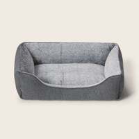 Snooza Low Front Lounger Durable Pet Dog Bed Grey Small - 2 Sizes image