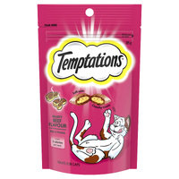Temptations Hearty Beef High Protein Cat Treats Resealable Pack - 2 Sizes image