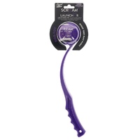 Scream Ball Launcher Interactive Dog Toy w/ Med 6cm Ball Loud Purple - 2 Sizes image