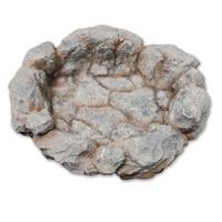 URS Rocky Water Bowl Decor for Reptile Enclosure - 2 Sizes image