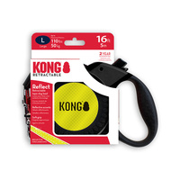 KONG Dog Reflect Retractable Leash Black - 2 Sizes image