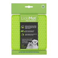 LickiMat Mini Soother Slow Feeder Mat Freezer Safe for Dogs - 4 Colours image