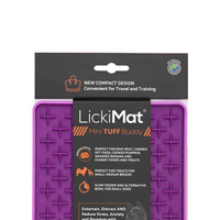 LickiMat Mini Tuff Buddy Slow Feeder Mat Freezer Safe for Dogs - 2 Colours image