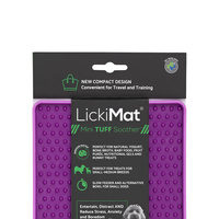 LickiMat Mini Tuff Soother Slow Feeder Mat Freezer Safe for Dogs - 2 Colours image
