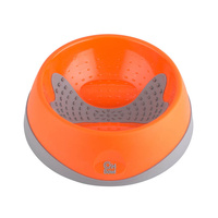 LickiMat OH Bowl Dental Health Pet Dog Bowl Dishwasher Safe Orange - 3 Sizes image
