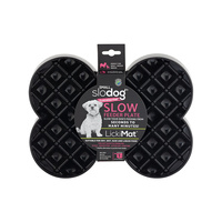 LickiMat Slodog Slow Feeder Plate Dishwasher Safe for Dogs Black - 3 Colours image