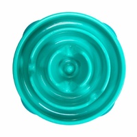 Outward Hound Fun Feeder Interactive Slow Bowl Drop for Dogs Teal - 2 Sizes image