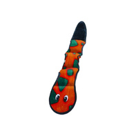 Outward Hound Invincible Snake Plush Dog Toy Orange/Blue - 2 Options image