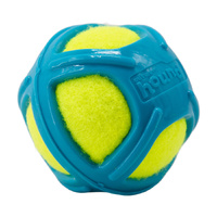 Outward Hound Tennis Max Ball Interactive Dog Toy with Rubber Shell Medium - 2 Colours image