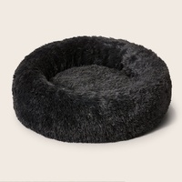 Snooza Calming Cuddler Plush Faux Fur Cosy Pet Dog Bed Charcoal - 3 Sizes image