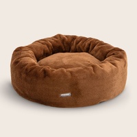 Snooza Luxe Fur Cuddler Plush Faux Fur Cosy Pet Dog Bed Nutmeg - 3 Sizes image
