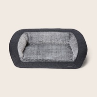 Snooza Ortho Sofa Plush Faux Fur Cosy Pet Dog Bed Chinchilla - 2 Sizes image
