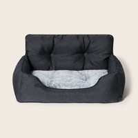 Snooza Travel Water-Resistant Durable Cosy Pet Dog Bed Black - 2 Sizes image