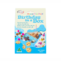 Wagalot Doggy Fun Food Birthday in a Box Pet Food Dog Treats - 2 Colours image