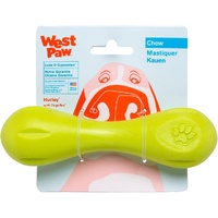 West Paw Hurley Interactive Play Tough Dog Bone Chew Toy Granny Smith - 3 Sizes image
