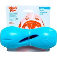 West Paw Qwizl Tough Treat Dispenser Puzzle Pet Dog Toy Aqua - 2 Sizes image