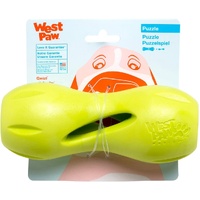 West Paw Qwizl Tough Treat Dispenser Puzzle Pet Dog Toy Granny Smith - 2 Sizes image