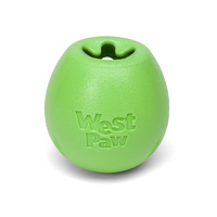 West Paw Rumbl Scatter Feeding Treat Dispenser Puzzle Dog Toy Jungle - 2 Sizes image
