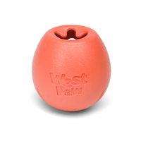 West Paw Rumbl Scatter Feeding Treat Dispenser Puzzle Dog Toy Melon - 2 Sizes image