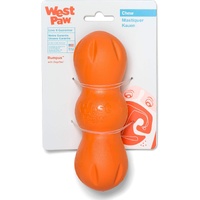 West Paw Rumpus Interactive Play Durable Pet Dog Toy Tangerine - 2 Sizes image