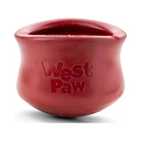 West Paw Toppl Enrichment Treat Dispenser Puzzle Pet Dog Toy Ruby Red - 3 Sizes image