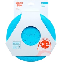 West Paw Zisc High-Flying Interactive Play Pet Dog Toy Aqua - 2 Sizes image