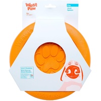 West Paw Zisc High-Flying Interactive Play Pet Dog Toy Tangerine - 2 Sizes image
