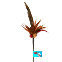 Go Cat Da Bird Wild Thing Wand Interactive Play Cat Toy Short - 2 Sizes image