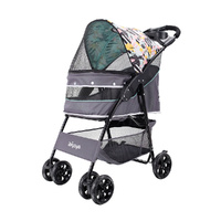 Ibiyaya Cloud 9 Pet Stroller Foldable Pram for Dogs Up to 20kg - 2 Colours image
