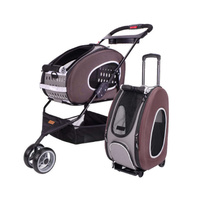 Ibiyaya EVA 5-in-1 Combo Pet Carrier / Stroller for Dogs & Cats - 3 Colours image