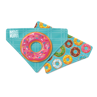 Max & Molly Reversable Bandana Pet Collar for Cats & Dogs Donuts - 2 Sizes image