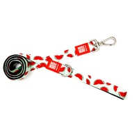 Max & Molly Short Safety Leash Soft Padding for Dogs Watermelon - 2 Sizes image