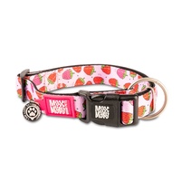 Max & Molly Smart ID Pet Dog Safety Collar incl Gotcha Tag Strawberry - 4 Sizes image