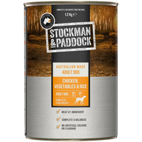 Stockman & Paddock Adult Wet Dog Food Chicken Vegetables & Rice - 2 Sizes image