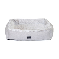 Superior Pet Dog Lounger with Padded Bolstered Walls Aspen Faux Fur - 4 Sizes image