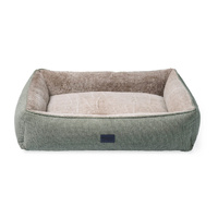Superior Pet Dog Lounger with Padded Bolstered Walls Sage - 2 Sizes image