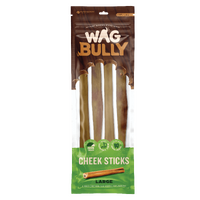 WAG Cheek Sticks Low Fat Dental Natural Pet Dog Chew Treat Large - 2 Sizes image