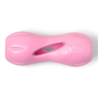 West Paw Qwizl Tough Treat Dispenser Puzzle Pet Dog Toy Bubblegum - 2 Sizes image