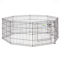 Midwest Contour Exercise Pet Pen with Door Black - 5 Sizes image