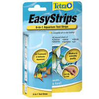 Tetra EasyStrips 6-in-1 Aquarium Test Strips for Freshwater & Saltwater -2 Sizes image