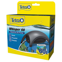 Tetra Whisper 60 Aquarium Air Pump Dome Shape with Rubber Feet - 3 Sizes image